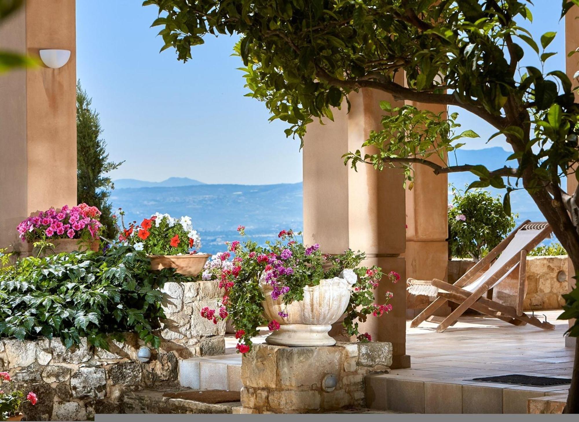 Villa Vollard With Amazing View Pool Heraklion Exteriör bild