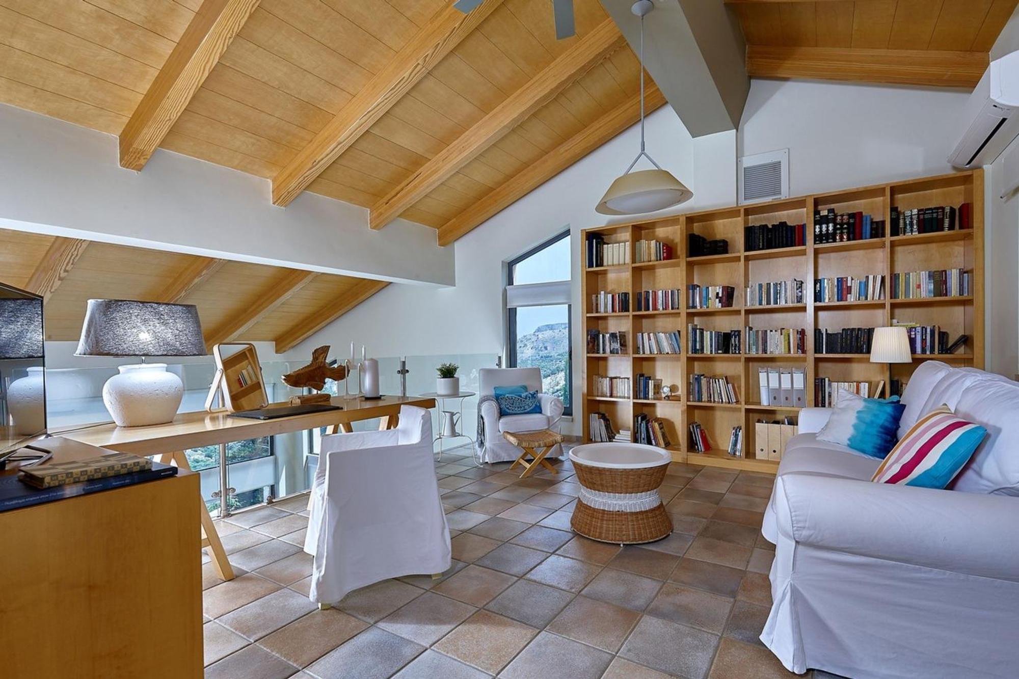 Villa Vollard With Amazing View Pool Heraklion Exteriör bild