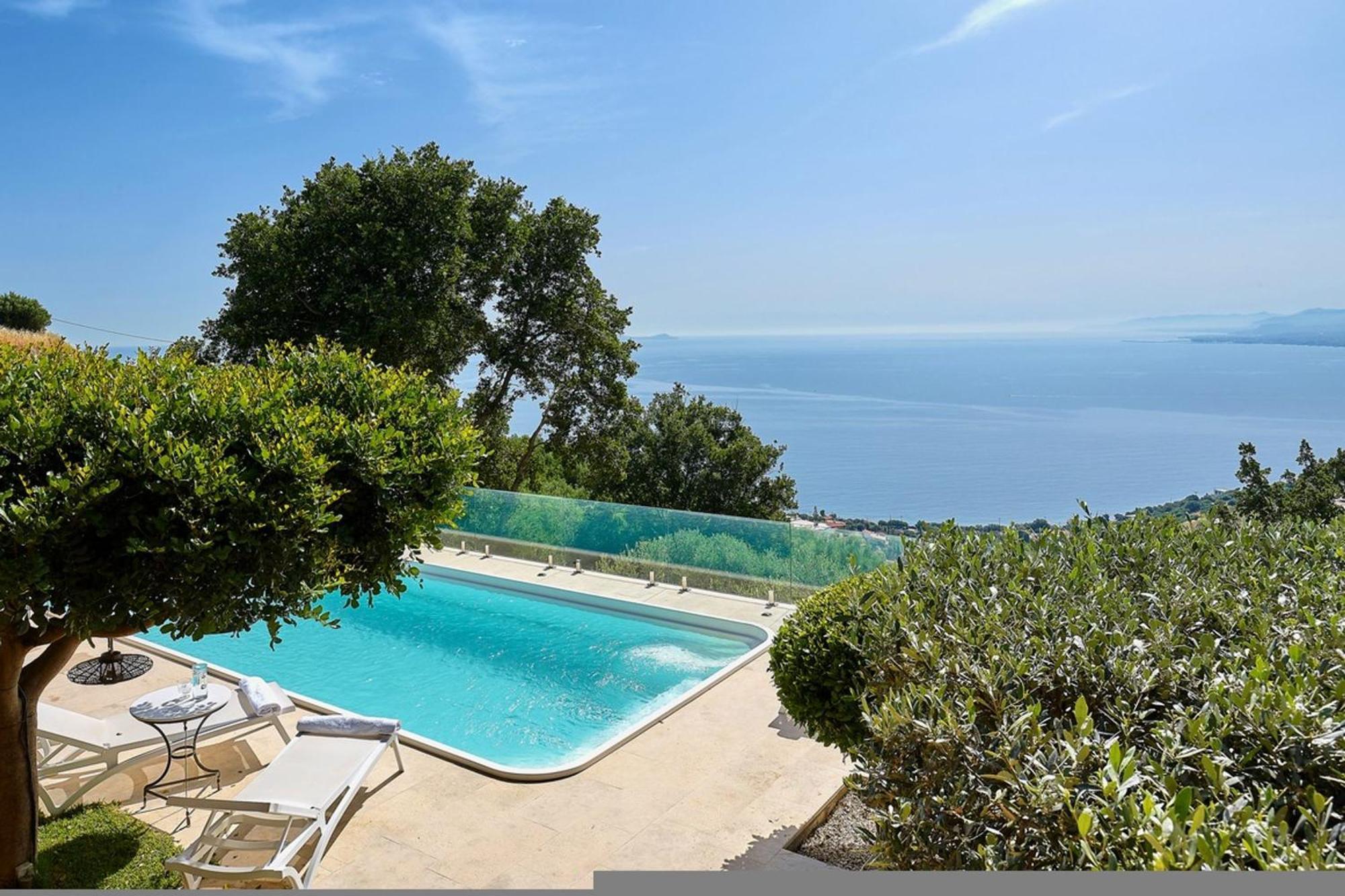 Villa Vollard With Amazing View Pool Heraklion Exteriör bild