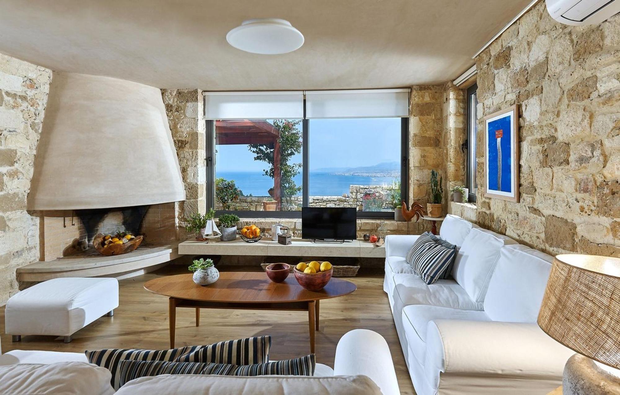 Villa Vollard With Amazing View Pool Heraklion Exteriör bild