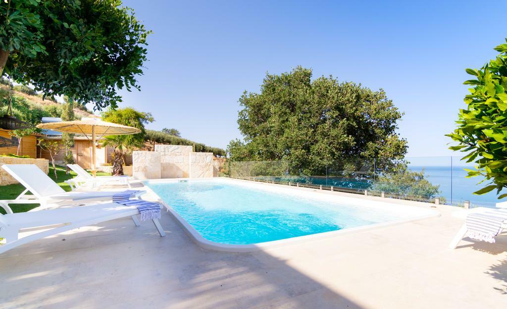 Villa Vollard With Amazing View Pool Heraklion Bekvämligheter bild