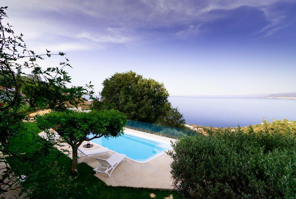 Villa Vollard With Amazing View Pool Heraklion Bekvämligheter bild